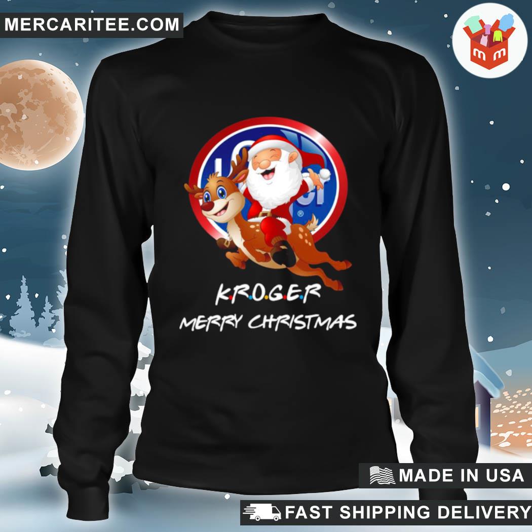 Top kroger merry christmas sweatshirt hoodie sweater long sleeve and tank top