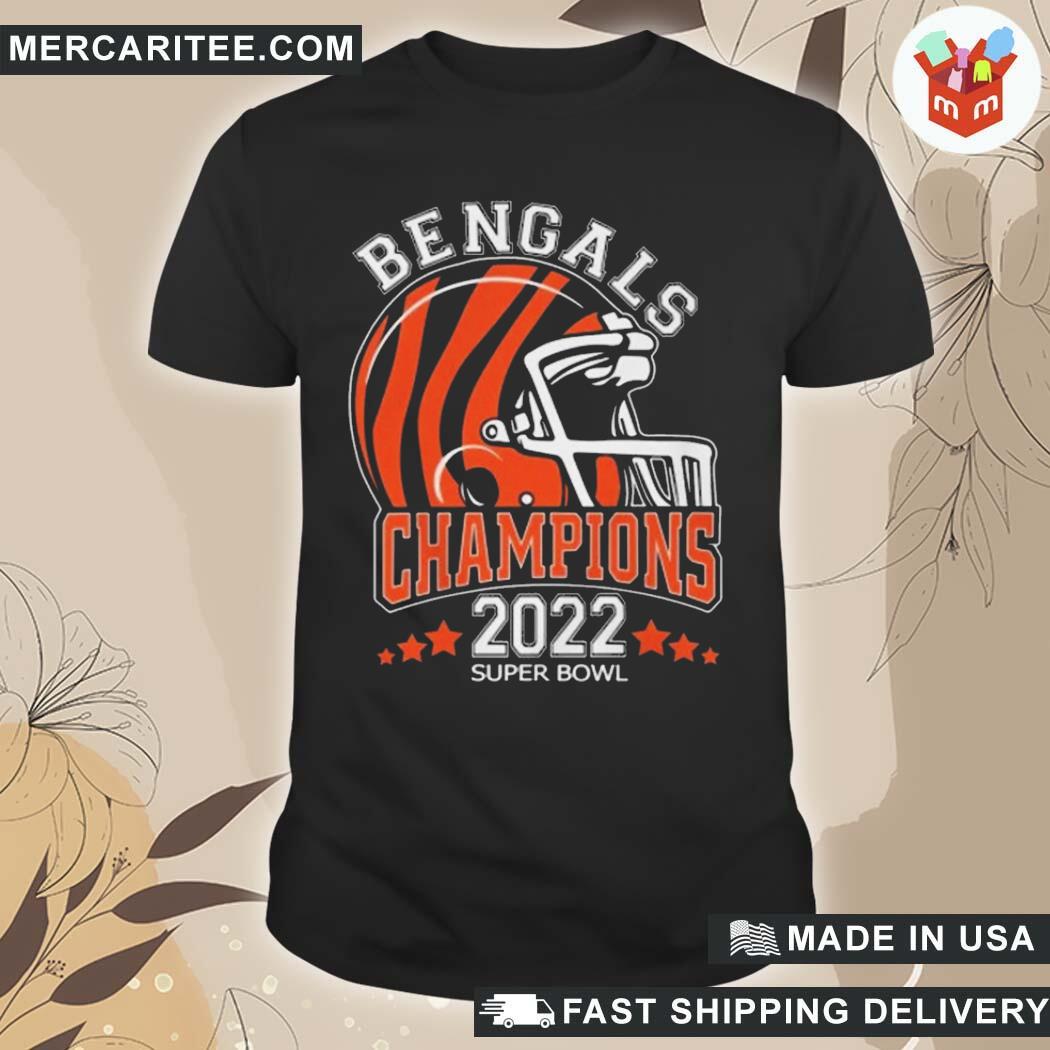 Official cincinnati Bengals Super Bowl Champion 2022 T Shirt hoodie sweater long sleeve and tank top