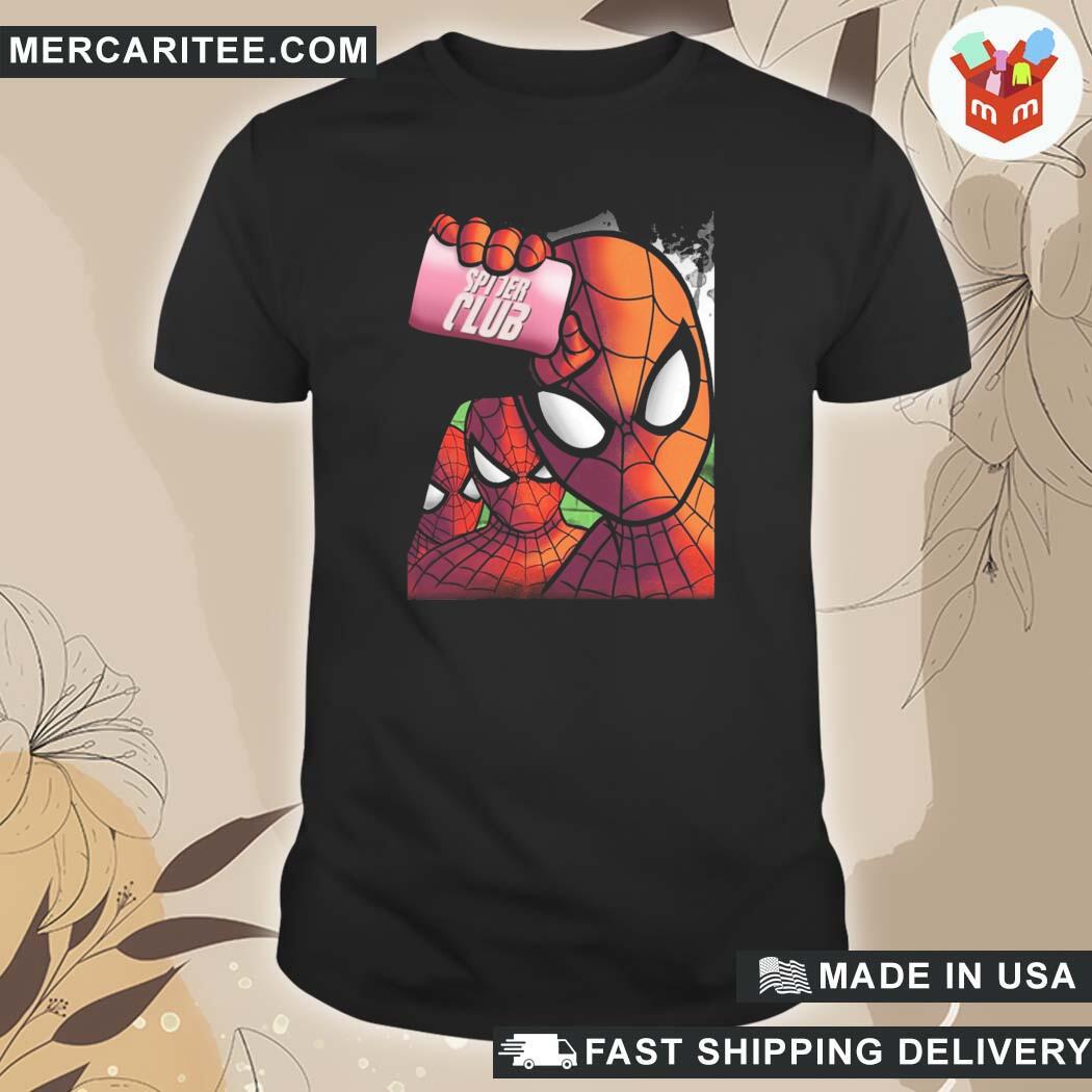 Official Spider Club Spider-man With This Fight Club Parody T-Shirt,  hoodie, sweater, long sleeve and tank top