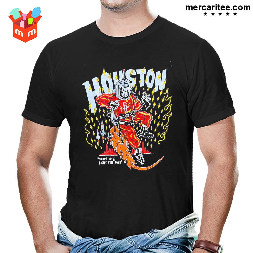 Original warren Lotas Houston Rockets space city light the fuse NBA  skeleton t-shirt, hoodie, sweater, long sleeve and tank top