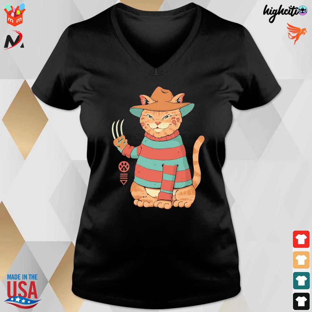 Freddy krueger cat shirt hotsell