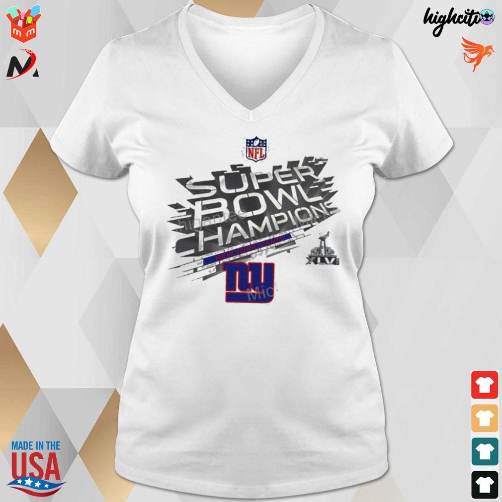 New york giants super bowl shirt hotsell