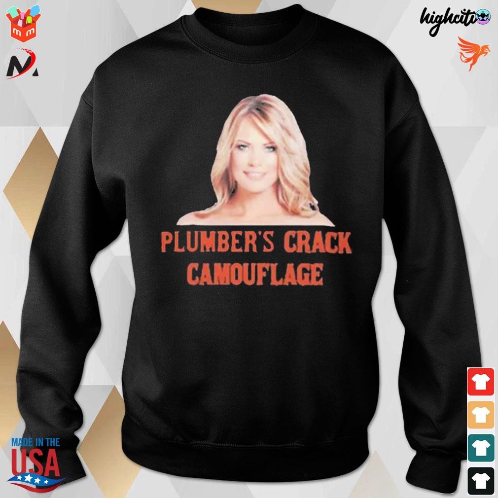 Humor plumber s crack camouflage t shirt hoodie sweater long sleeve and tank top