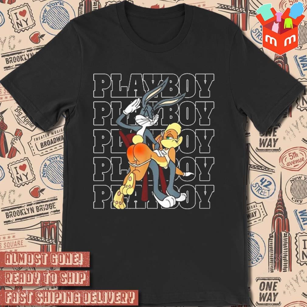 Bugs bunny and lola playboy art design t-shirt, hoodie, sweater, long  sleeve and tank top