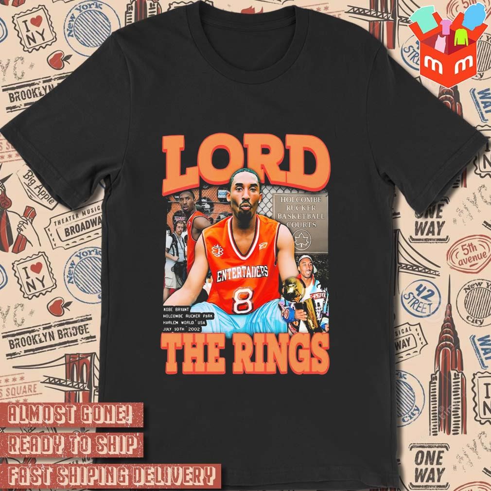 Kobe Bryant Holcombe Rucker Park Lord Of The Rings photo design T shirt hoodie sweater long sleeve and tank top