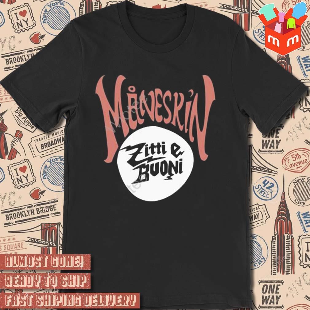 マネスキン オフィシャルTシャツ Zitti e Buoni