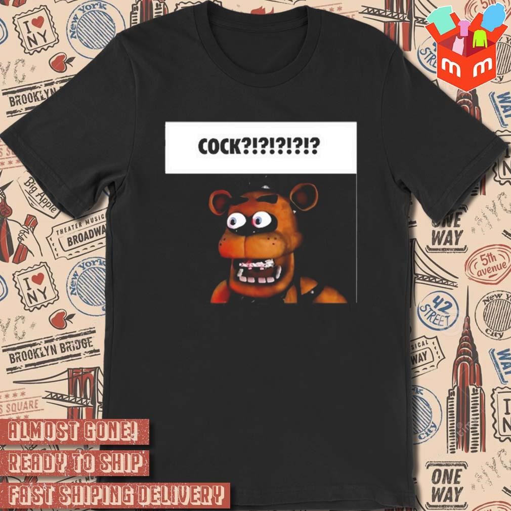 Pey cock freddy fazbear funny t-shirt, hoodie, sweater, long sleeve and  tank top