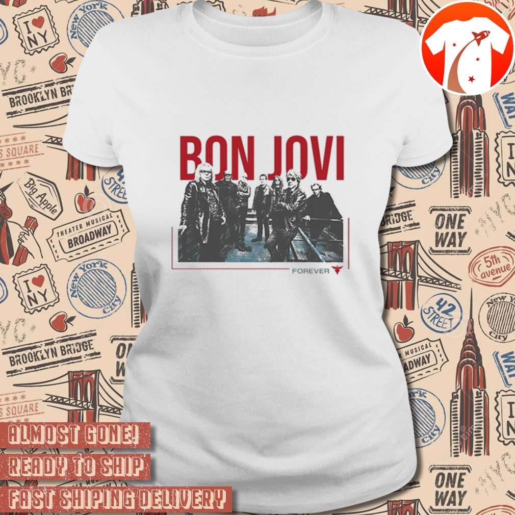 Official Bon Jovi Forever Band Cut Out photos 2024 t shirt hoodie sweater long sleeve and tank top