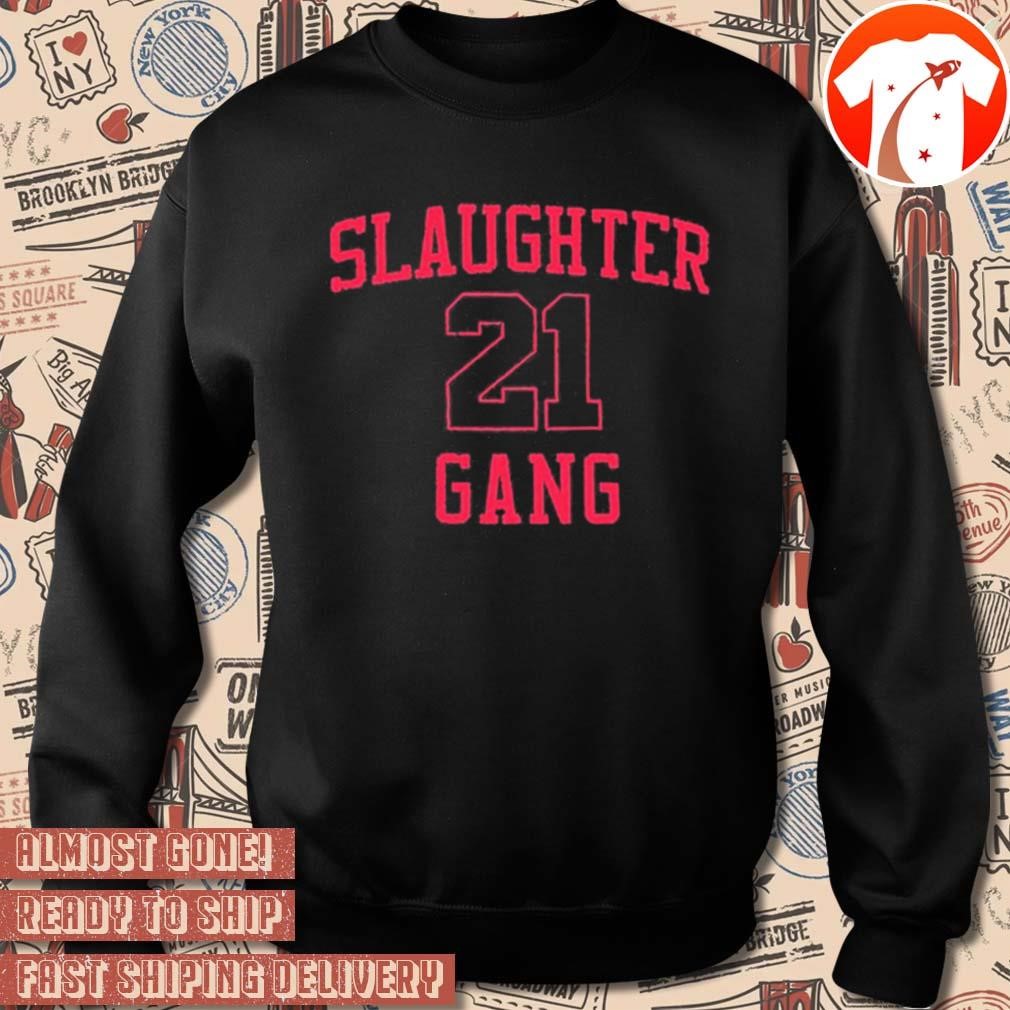 Official 21 Savage Slaughter Gang 2024 t shirt hoodie sweater long sleeve and tank top