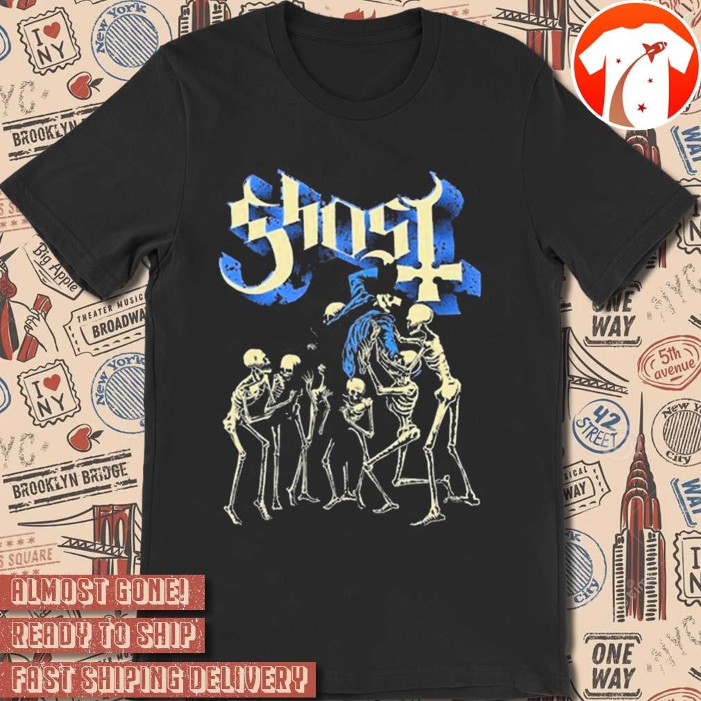 Official The Nameless Ghouls Ghost Band Skull t-shirt