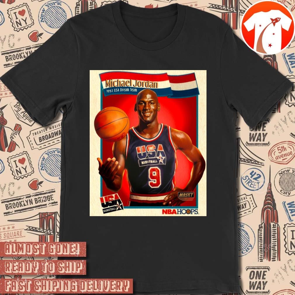 Official Poster The Goat Michael Jordan 1992 USA Basketball Dream Team Retro t shirt hoodie sweater long sleeve and tank top