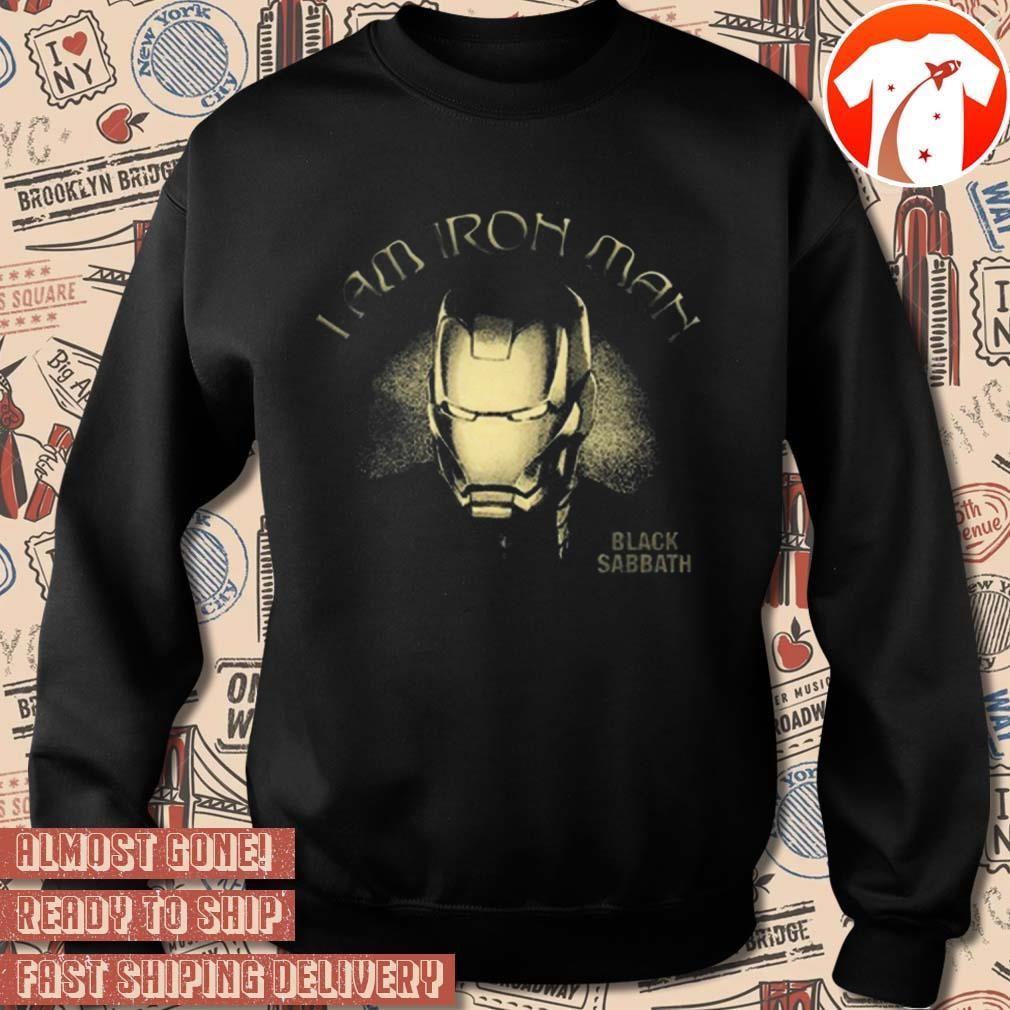 Official Marvel s Iron Man By Black Sabbath I Am Iron Man t shirt hoodie sweater long sleeve and tank top