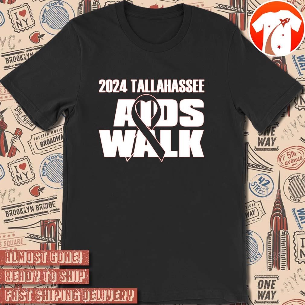 Official Big Bend Cares 2024 Tallahassee AIDS Walk t-shirt