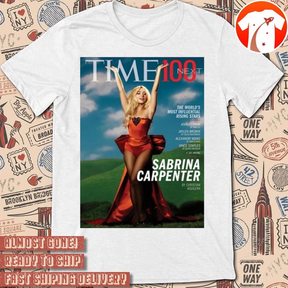 Official Lucy Feldman Time 100 Next The World's Most Influential Rising Stars Sabrina Carpenter Poster t-shirt