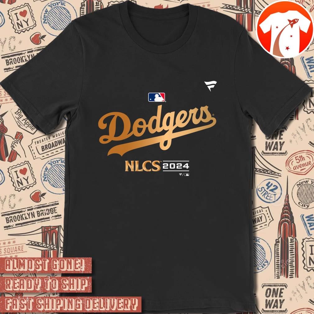 Official MLB Baseball Los Angeles Dodgers 2024 NLCS National League Division Champions Locker Room t-shirt