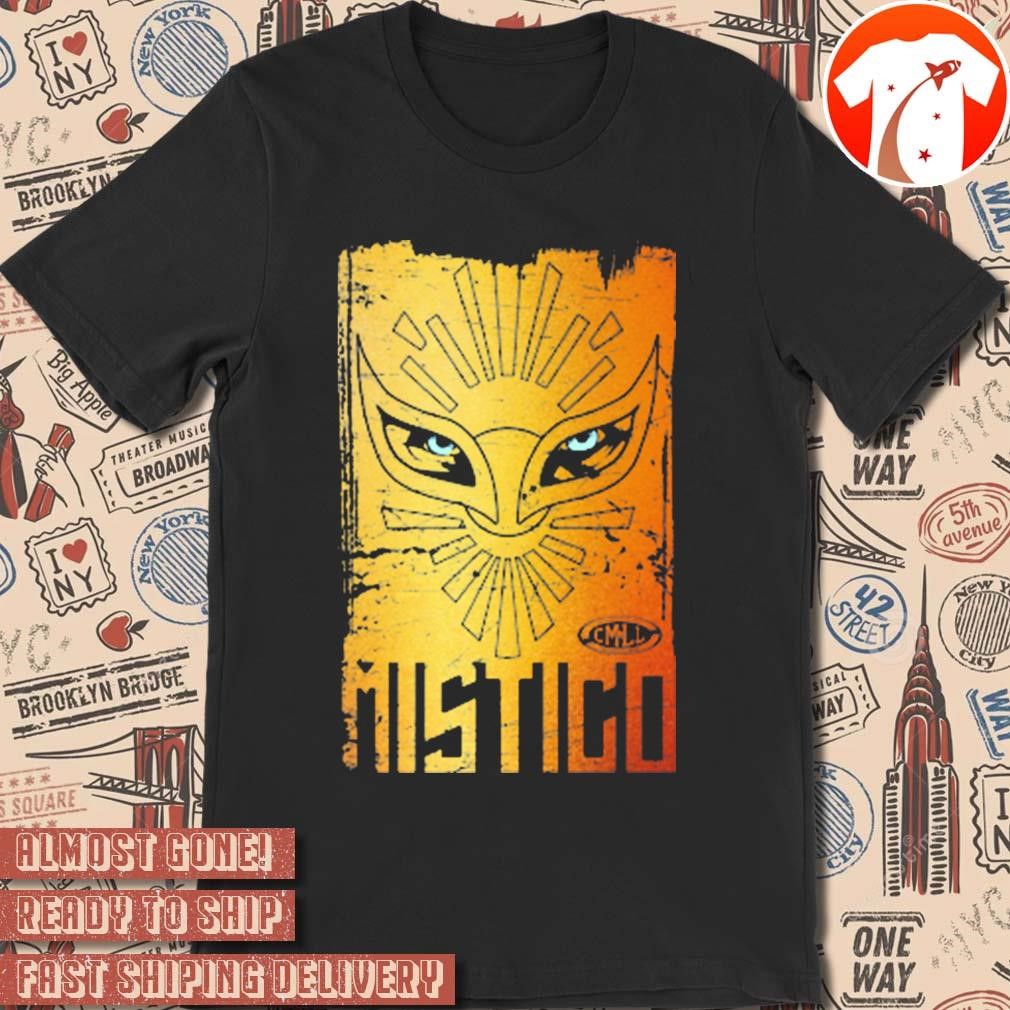 Official Mistico Golden Gate CMLL Graphic t-shirt