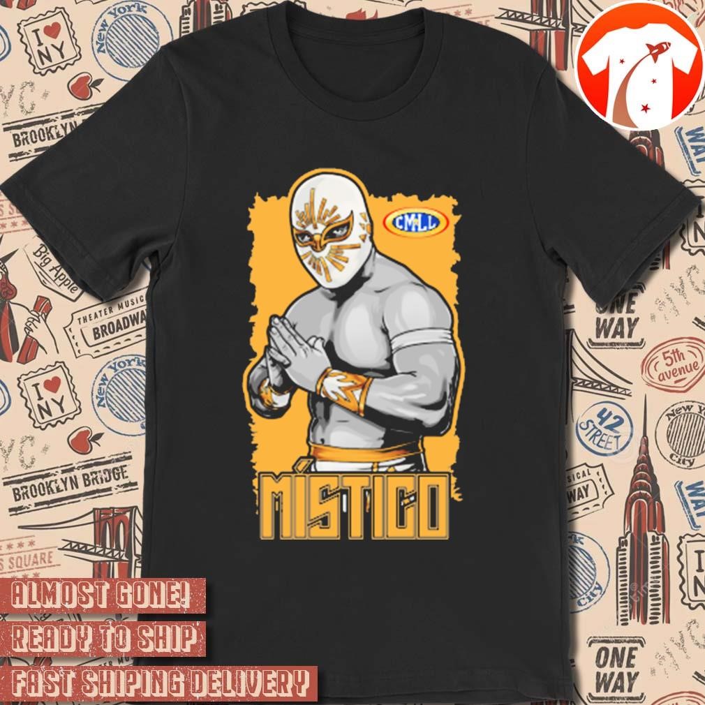 Official Mistico Rey Plata y Oro CMLL Graphic t-shirt