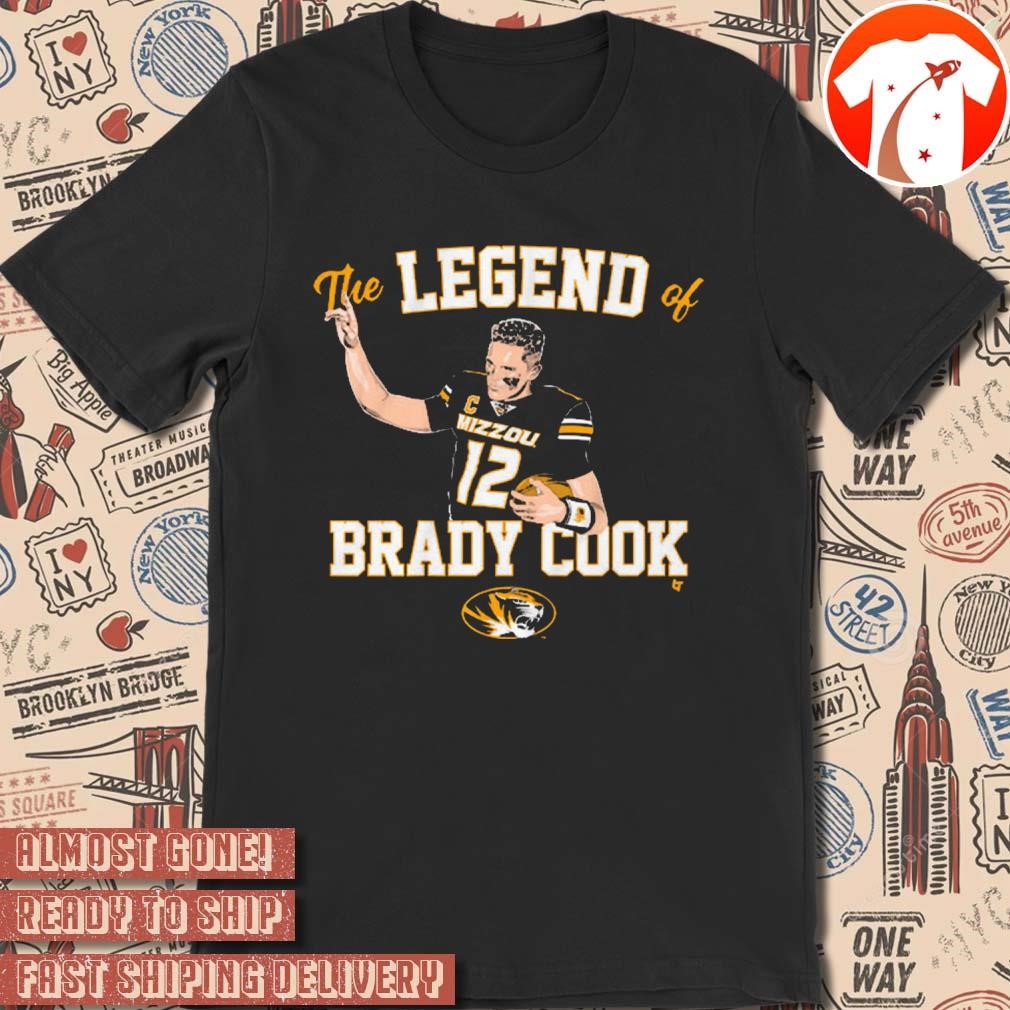 Official Mizzou Tigers Football The Legend Of Brady Cook NCAA 2024 t-shirt