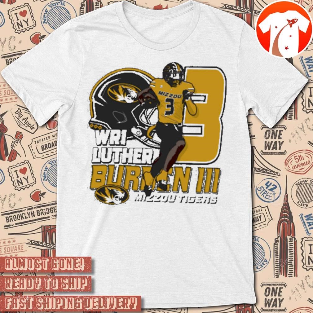 Official Mizzou Tigers NIL Football Luther Burden III WR1 NCAA 2024 t-shirt