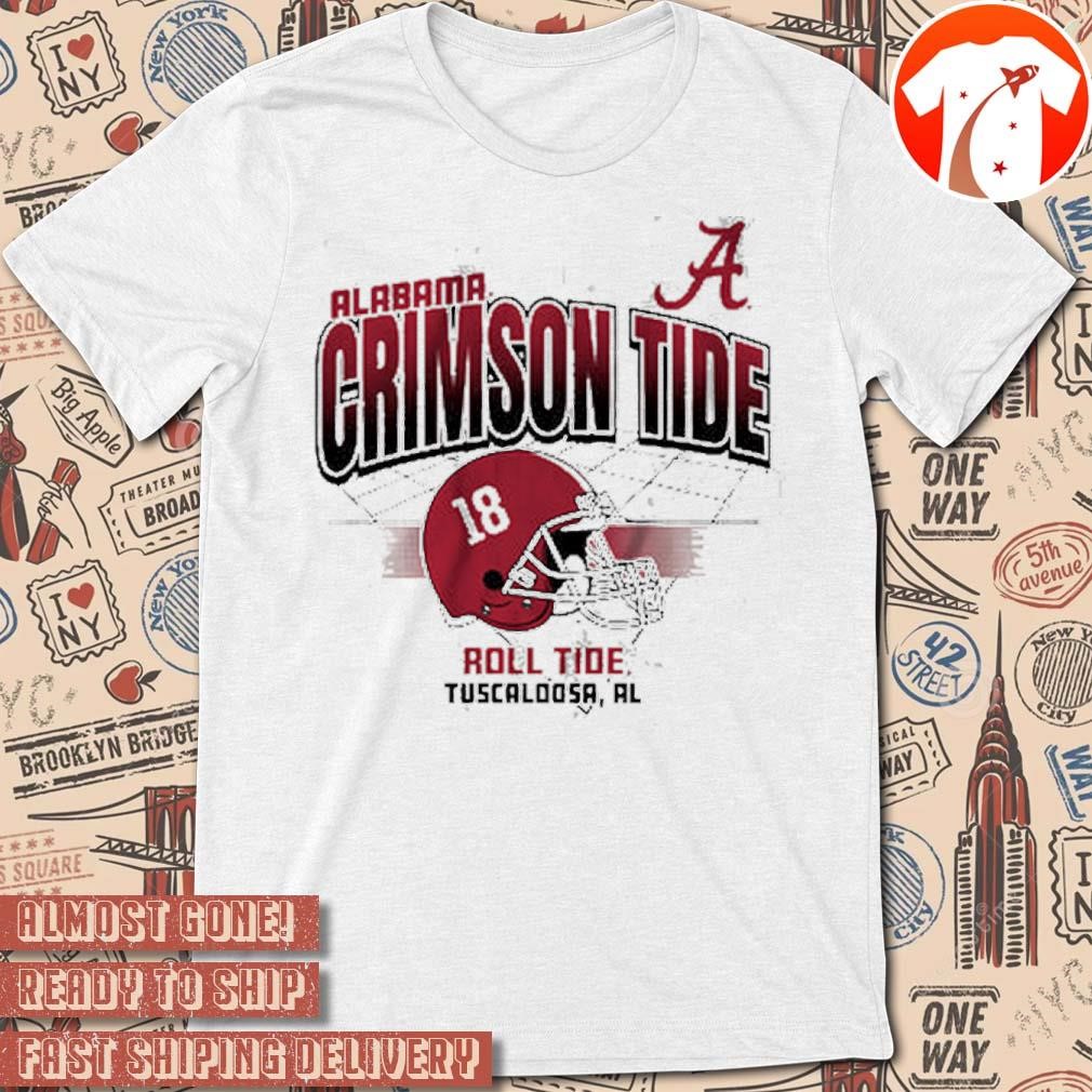 Official NCAA 2024 Alabama Crimson Tide Football Helmet Grid Roll Tide Tuscaloosa Vintage Vintage t-shirt