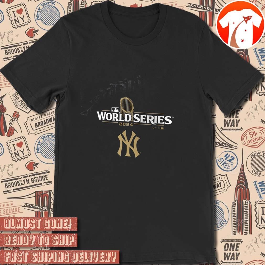 Official New York Yankees MLB 2024 World Series Trophy t-shirt