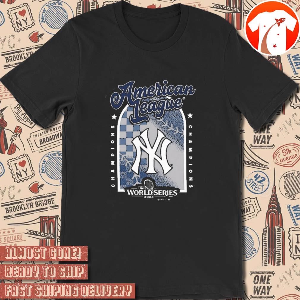 Official New York Yankees MLB Baseball 2024 American League Champions World Series t-shirt