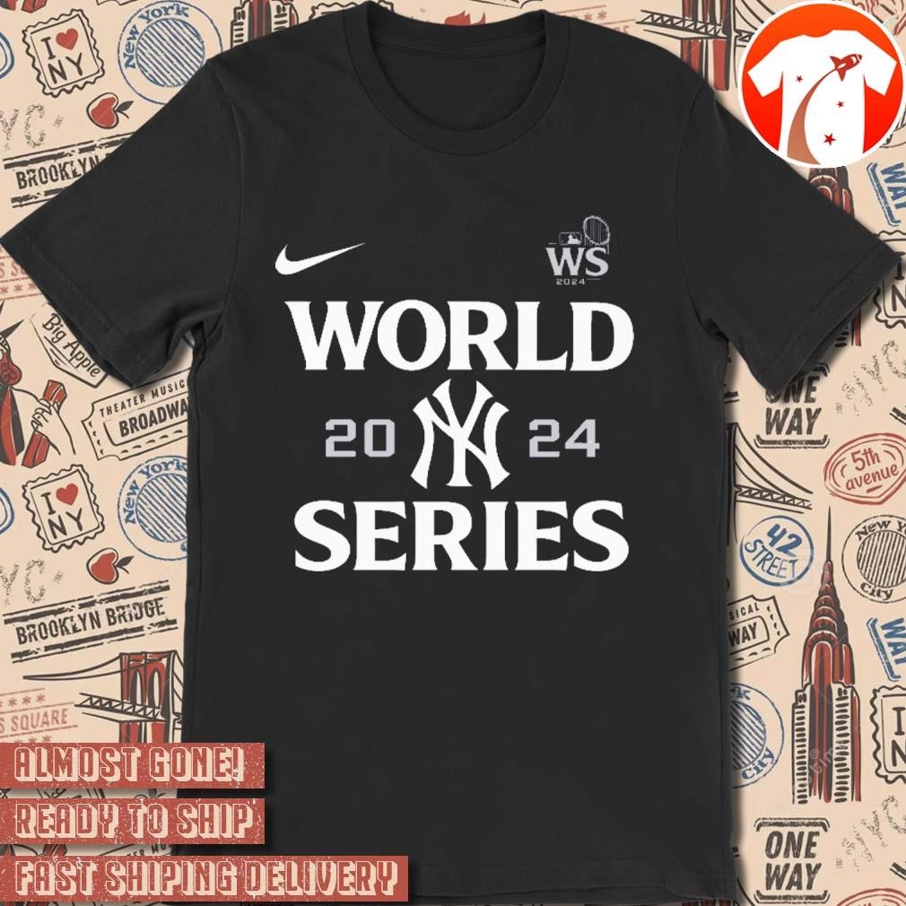 Official New York Yankees MLB Baseball 2024 WS World Series t-shirt