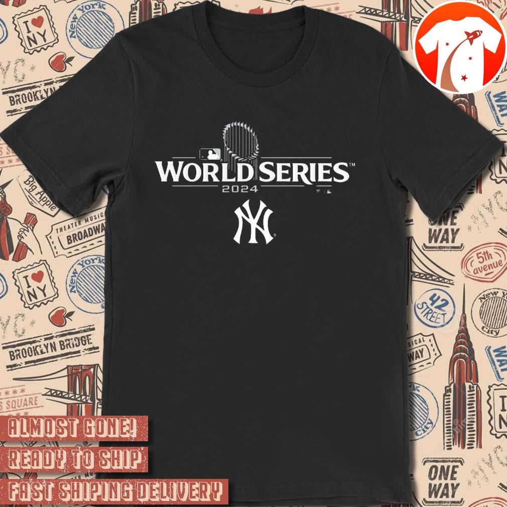 Official New York Yankees MLB Baseball 2024 World Series American League Champions t-shirt