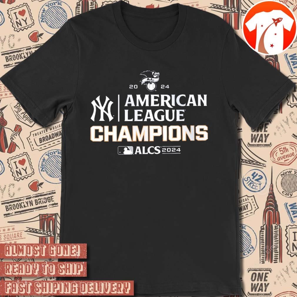 Official New York Yankees WinCraft American League Champions ALCS MLB Baseball 2024 t-shirt