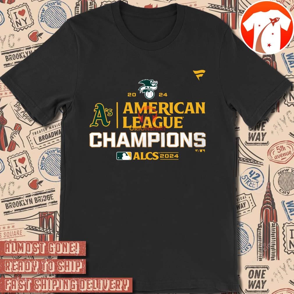 Official Oakland Athletics MLB Baseball 2024 American League Champions ALCS t-shirt