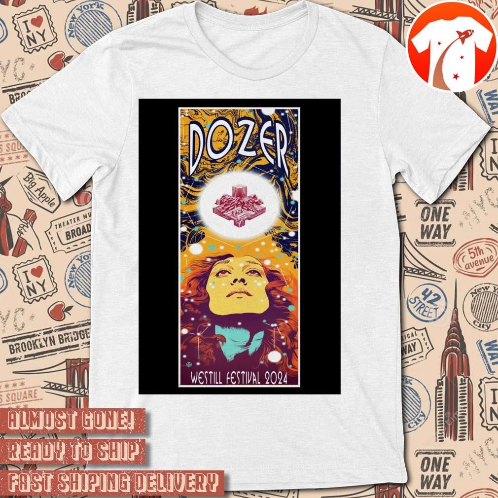 Official Poster Dozer Westill Festival November 1 2024 In Vallet France t-shirt