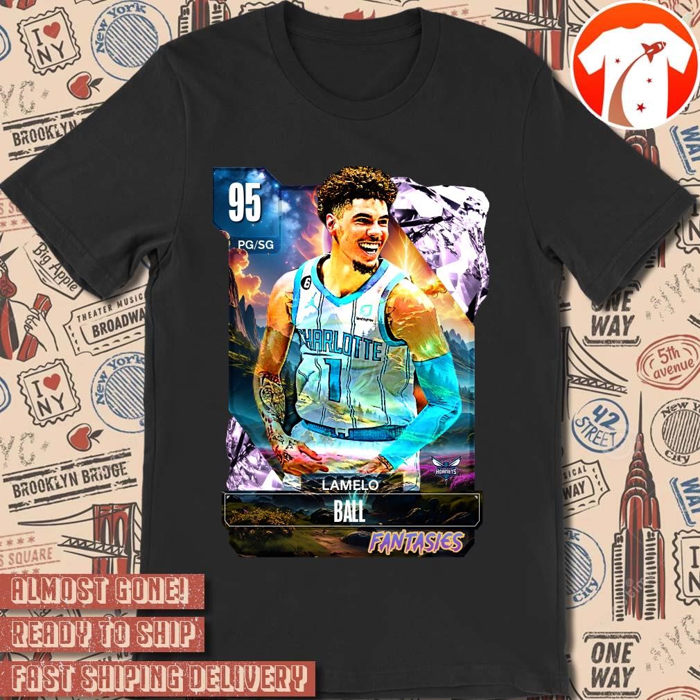 Official Poster LaMelo Ball Charlotte Hornets Fantasy Graphic NBA 2024 t-shirt