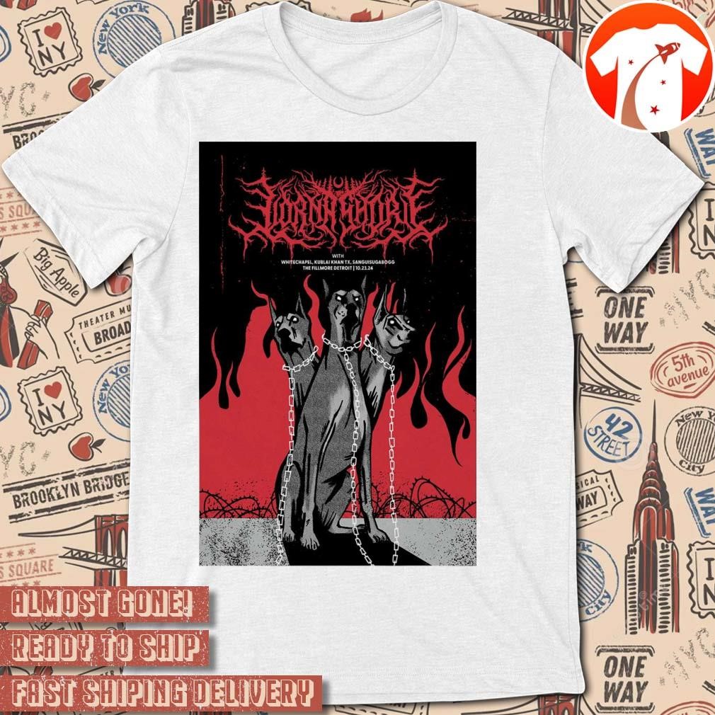 Official Poster Lorna Shore Oct 23 2024 The Fillmore Detroit In Detroit MI t-shirt