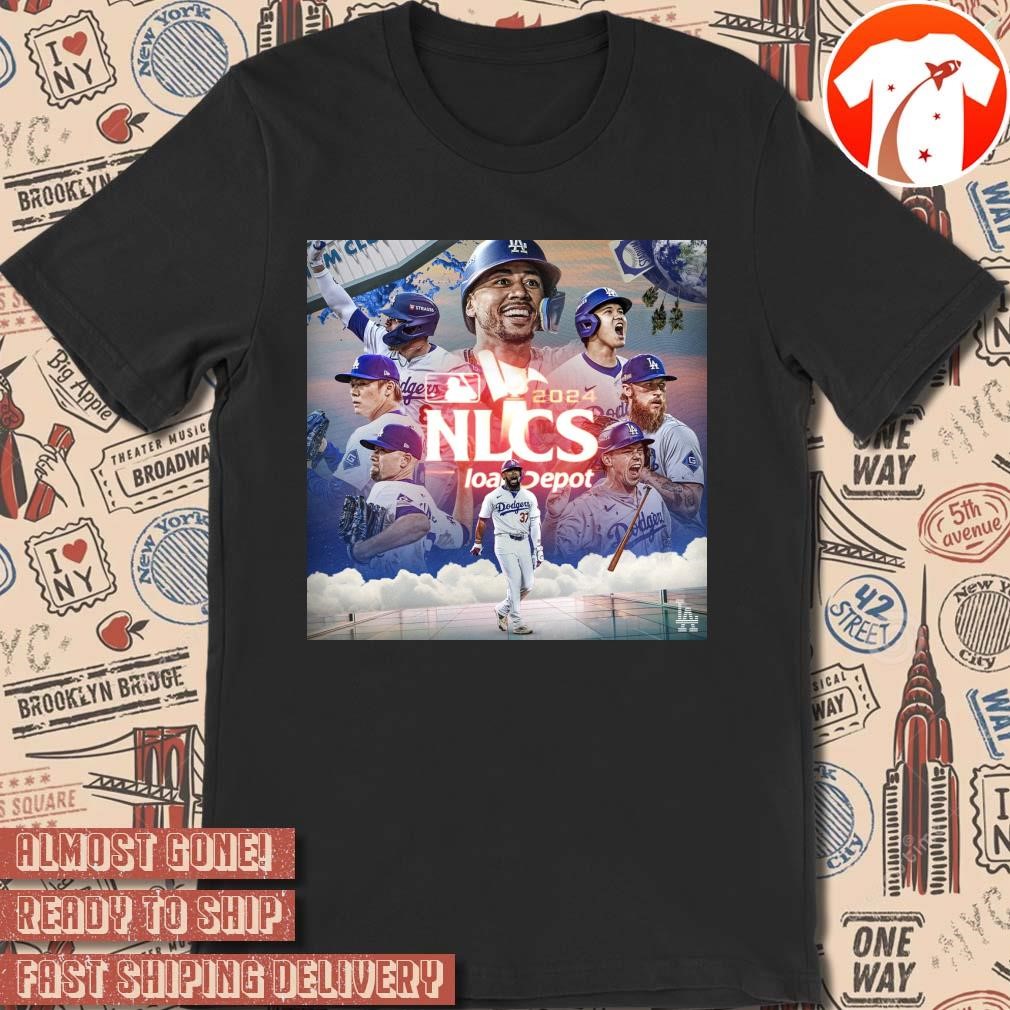 Official Poster Los Angeles Dodgers MLB Baseball 2024 Heading To The NLCS t-shirt