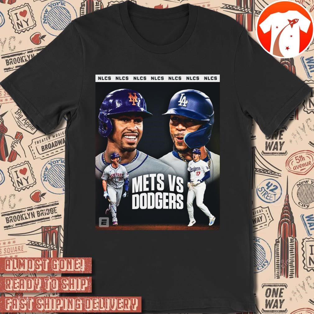 Official Poster MLB Baseball New York Mets Vs Los Angeles Dodgers In The NLCS 2024 t-shirt