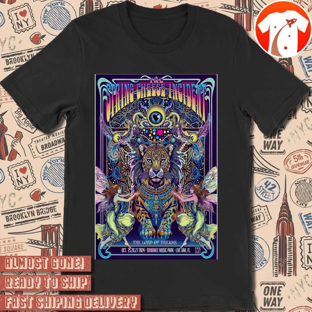 Official Poster The String Cheese Incident Suwannee Hulaween On Oct 25-27 2024 t-shirt