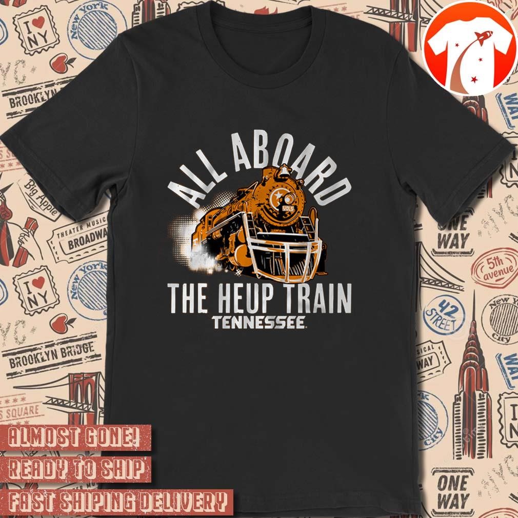 Official Tennessee Vols Football All Aboard the Heup Train Graphic t-shirt