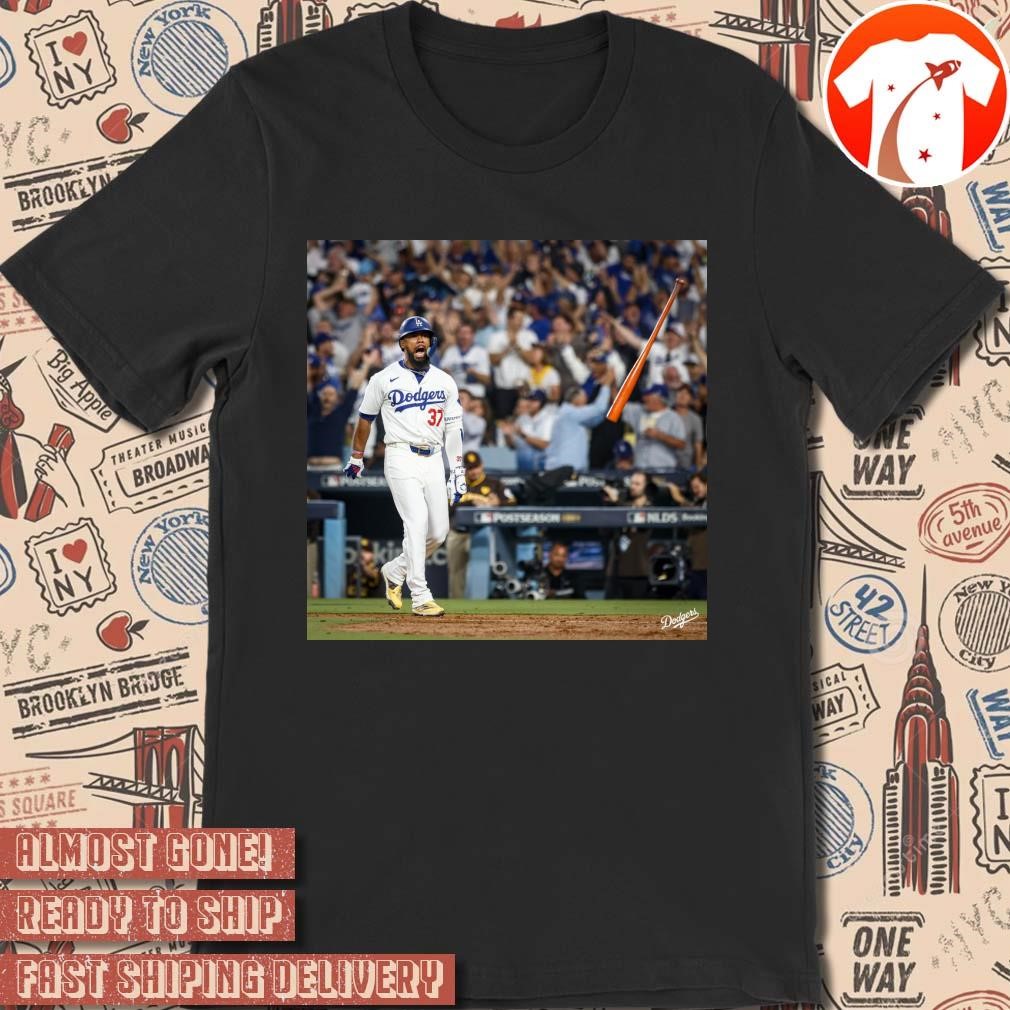 Official Teoscar Hernandez Los Angeles Dodgers Bat Flipping Frame It Poster t-shirt