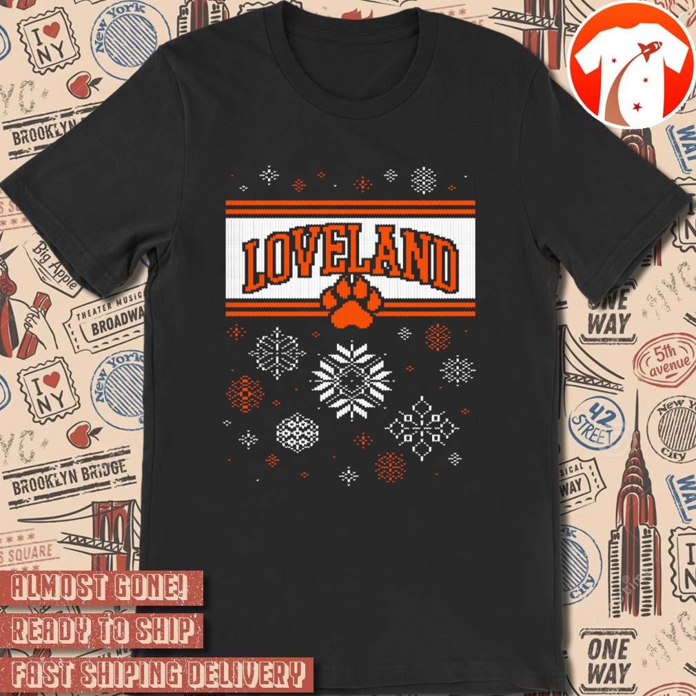 Official Loveland Ugly Sweater Merry Christmas 2024 t-shirt