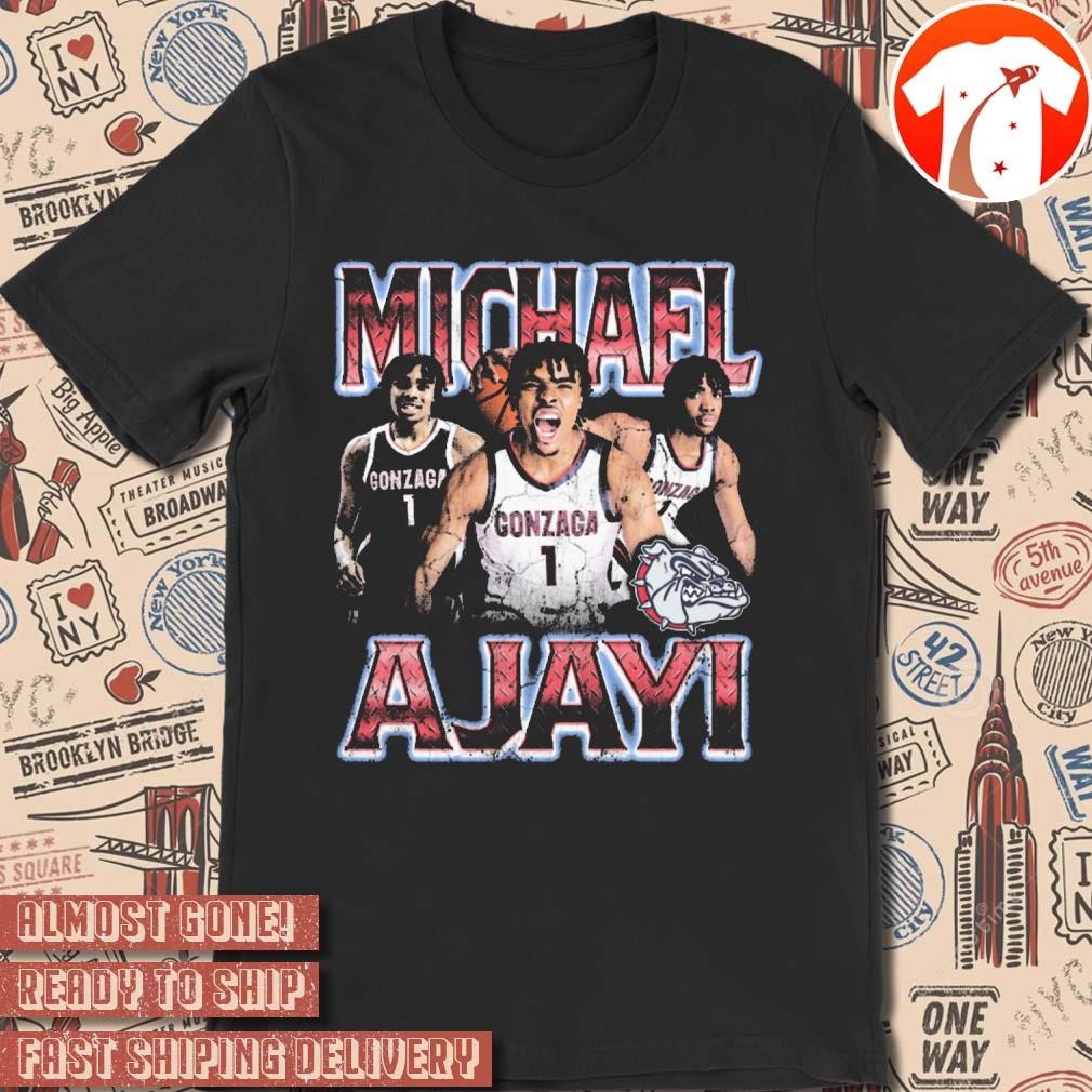 Official Michael Ajayi 90s Graphic Gonzaga Bulldogs Vintage Players t-shirt