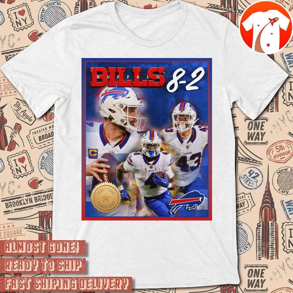 Official Poster Buffalo Bills vs Indianapolis Colts 8 - 2 First Time Since 1993 NFL t-shirt