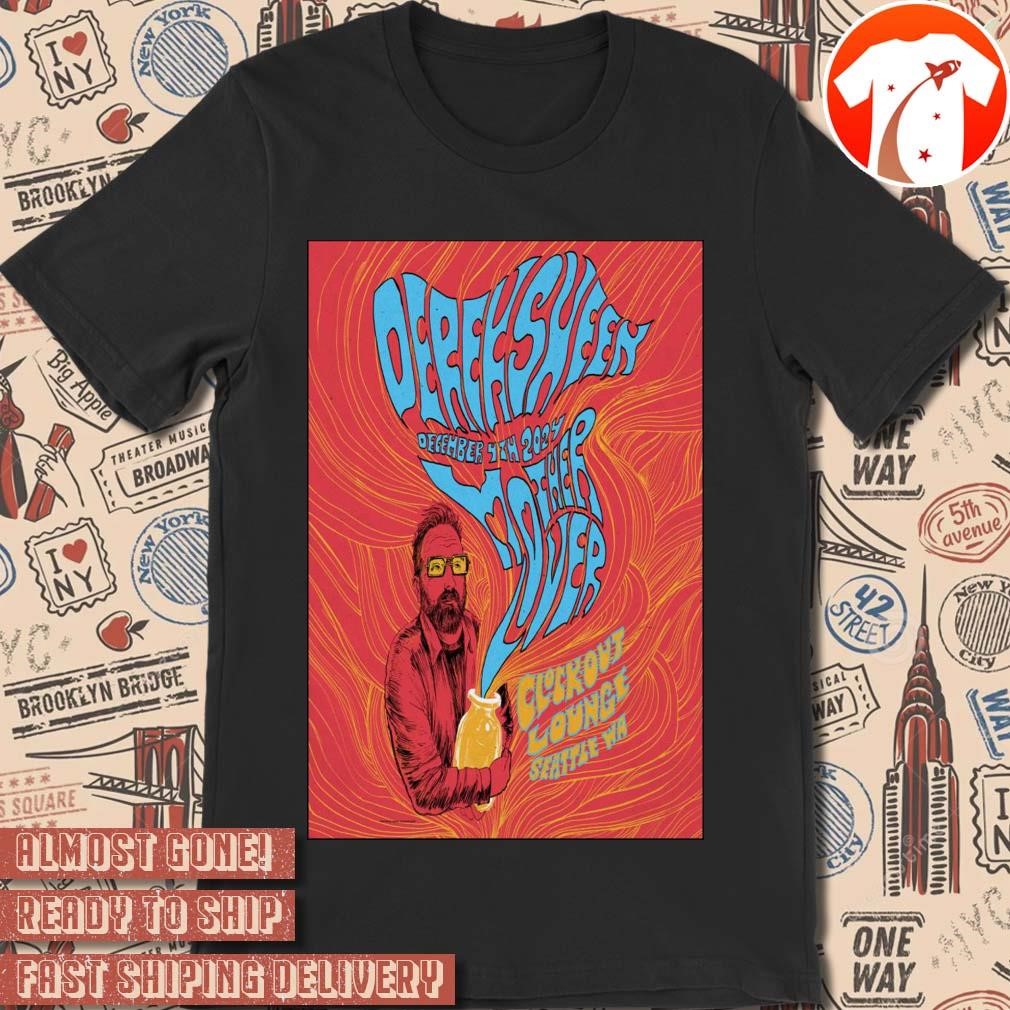 Official Poster Derek Sheen December 4 2024 Seattle WA Tour t-shirt