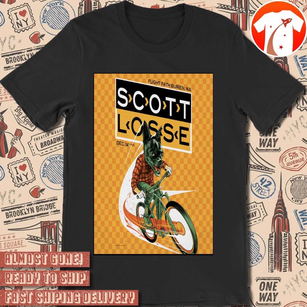 Official Poster Scott Losse Flight Path Burien WA December 14 2024 Show t-shirt