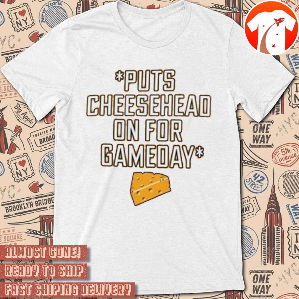 Official Puts Cheesehead On For Gameday Green Bay Packers NFL t-shirt