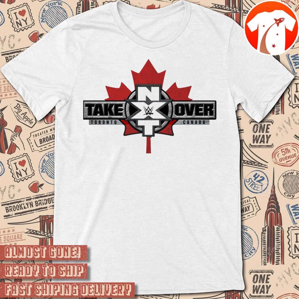 Official The TakeOver Toronto Canada WWE 2024 t-shirt