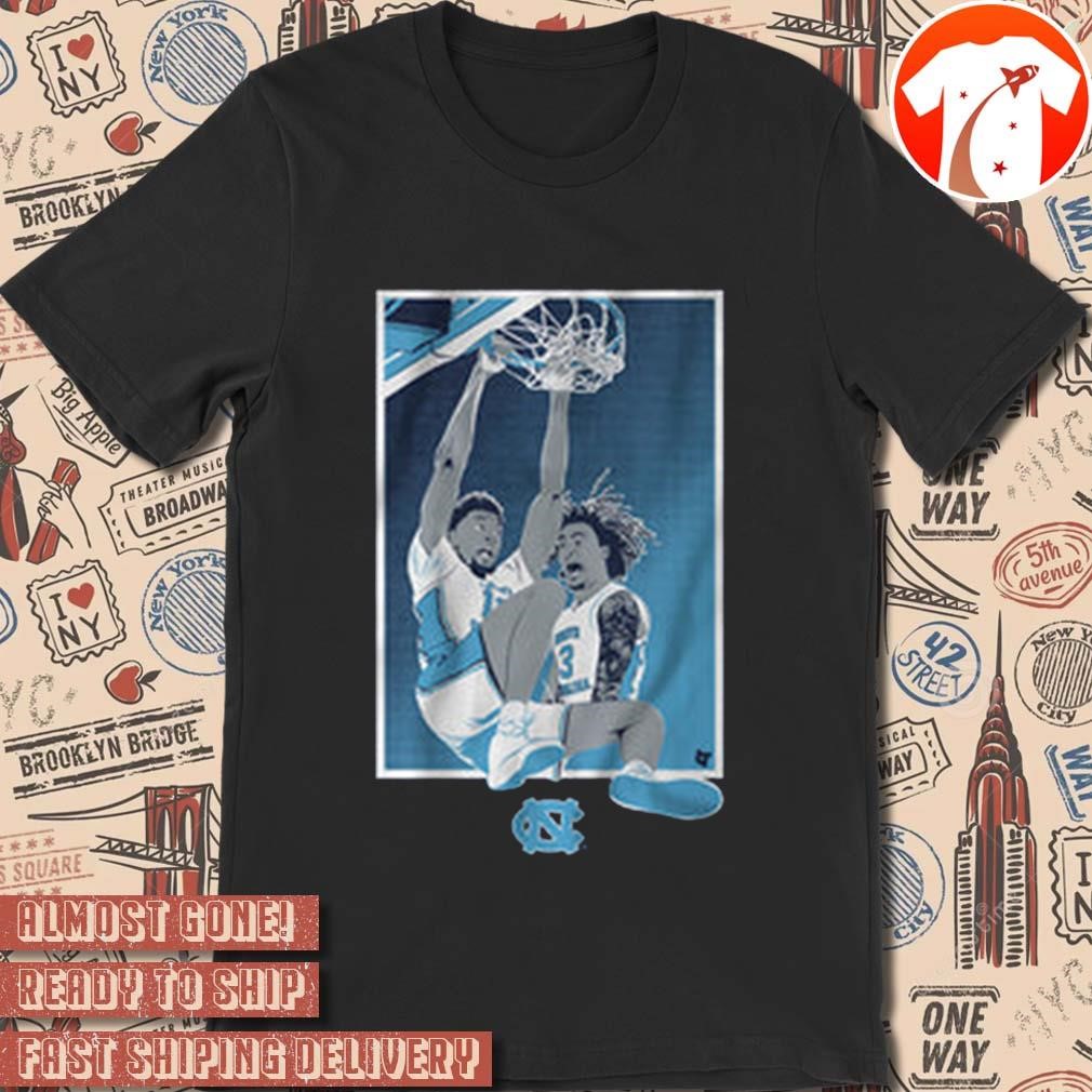 Official UNC Basketball Jalen Washington And Elliot Cadeau North Carolina Tar Heels t-shirt