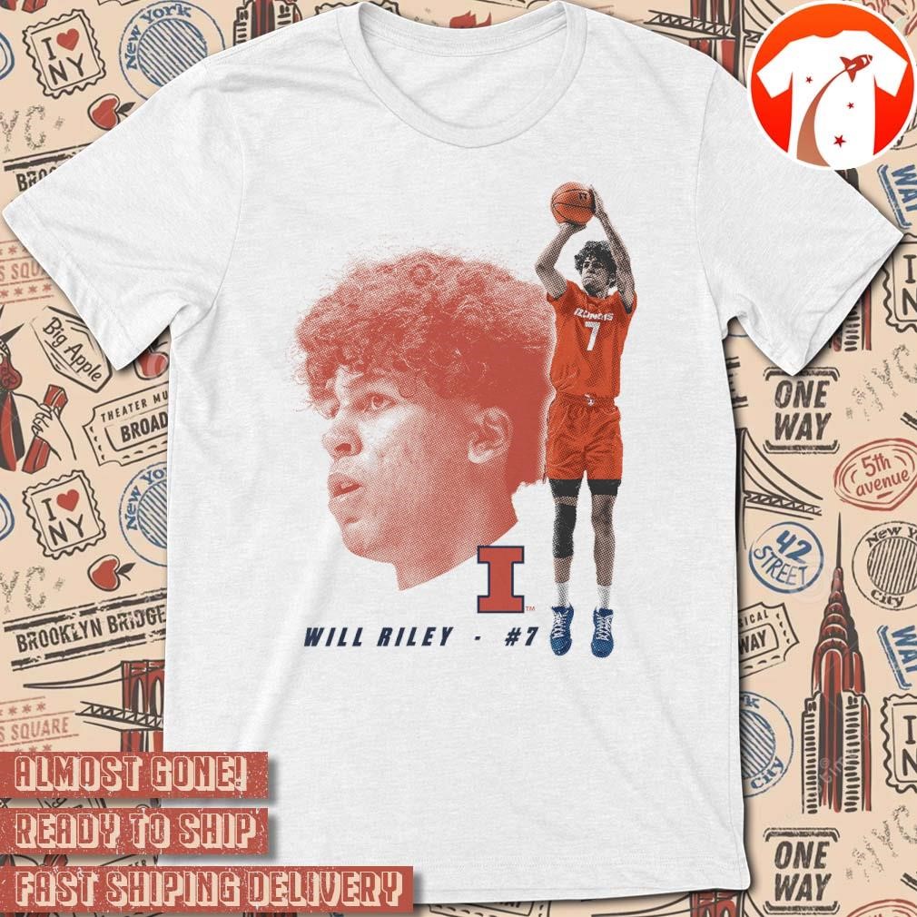 Official Will Riley Portrait Illinois Fighting Illini Big Ten t-shirt