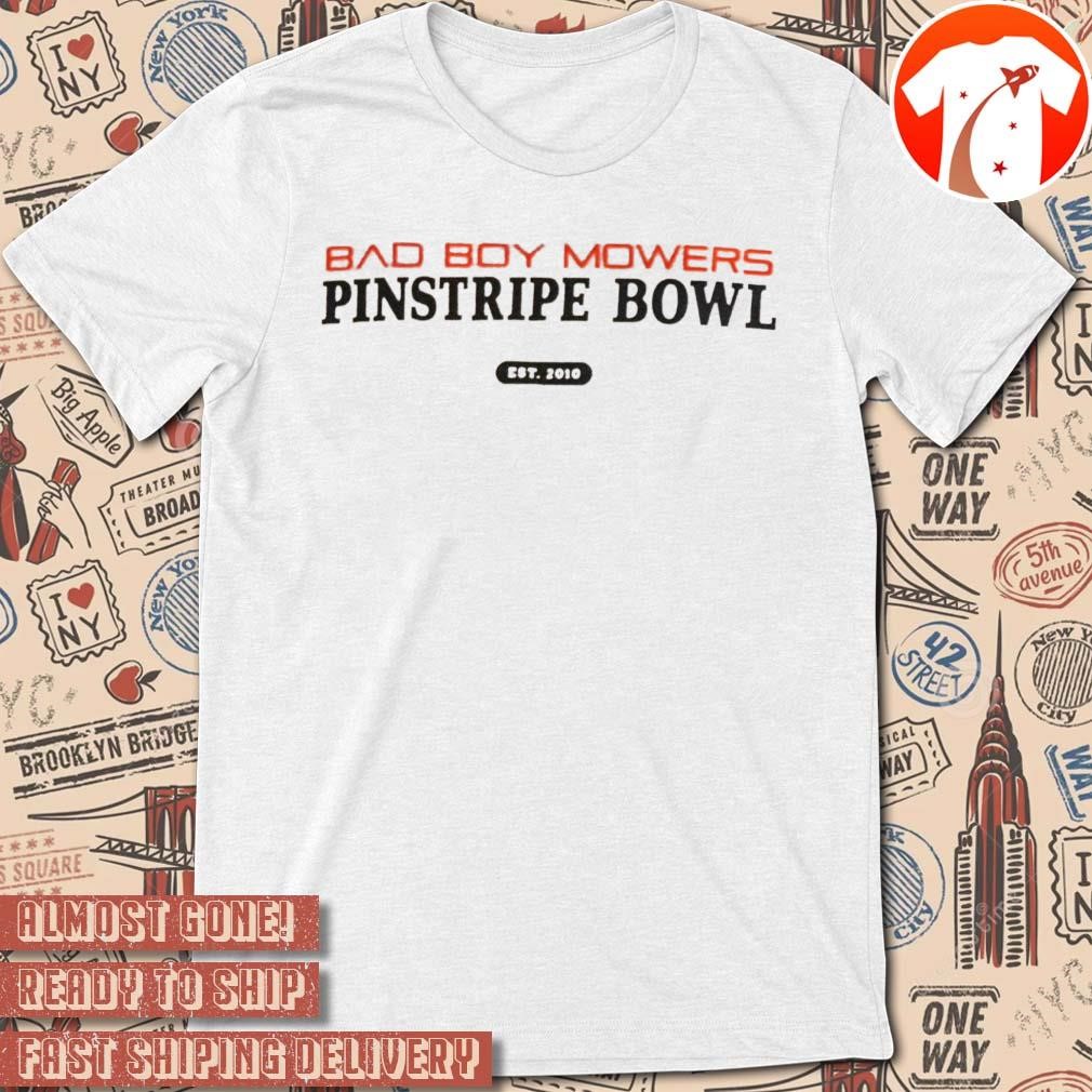 Official Bad Boy Mowers Pinstripe Bowl Est 2010 Nebraska Cornhuskers football Vintage t-shirt