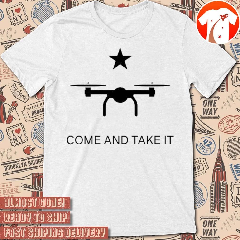 Official Dan Crenshaw On Fnc Is Implying Come And Take It Flycam t-shirt