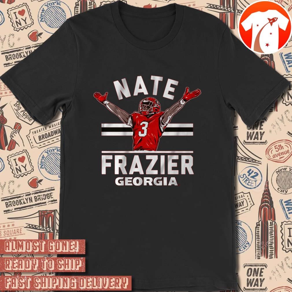 Official Georgia Bulldogs Football Nate Frazier TD Pose SEC Football 2024 t-shirt